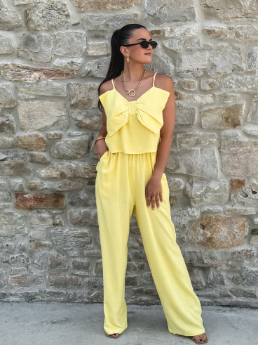 Combinaison pantalon Alayna - Jaune