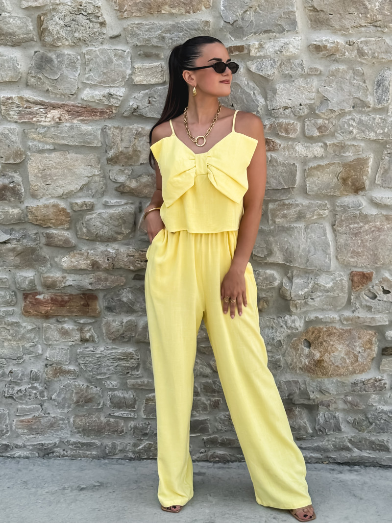 Combinaison pantalon Alayna - Jaune