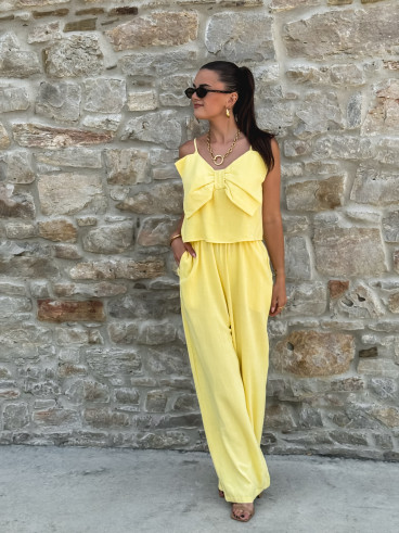 Combinaison pantalon Alayna - Jaune