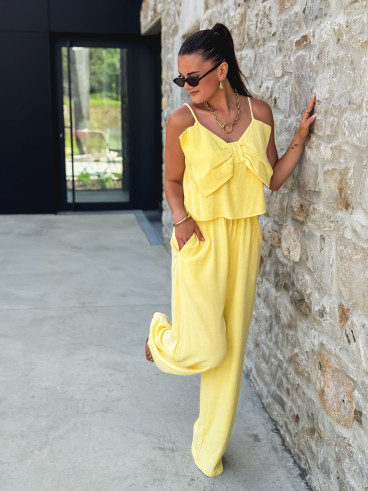 Combinaison pantalon Alayna - Jaune