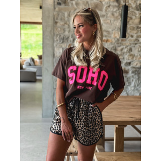 T-shirt Soho - Chocolat