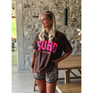 T-shirt Soho - Chocolat