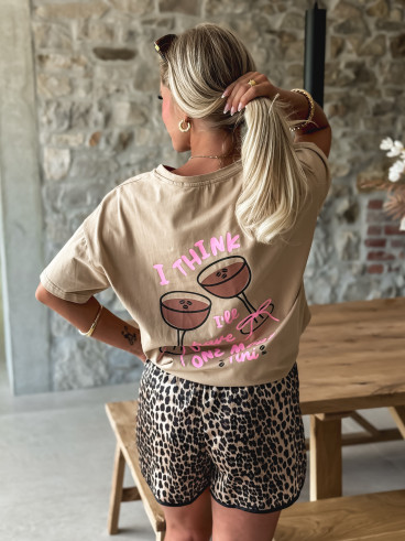T-shirt Expresso - Beige