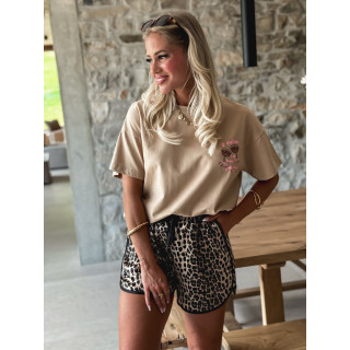 T-shirt Expresso - Beige