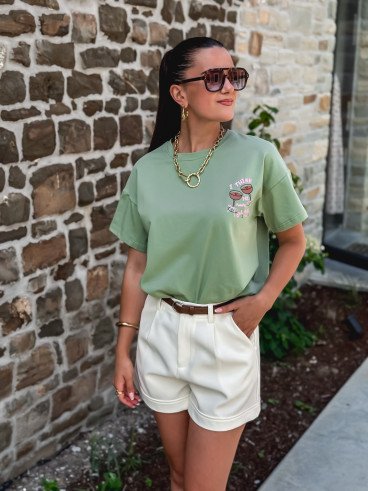 T-shirt Expresso - Kaki
