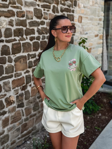 T-shirt Expresso - Kaki