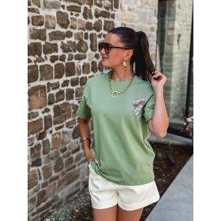 T-shirt Expresso - Kaki