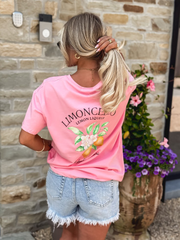 T-shirt Tropéa - Rose
