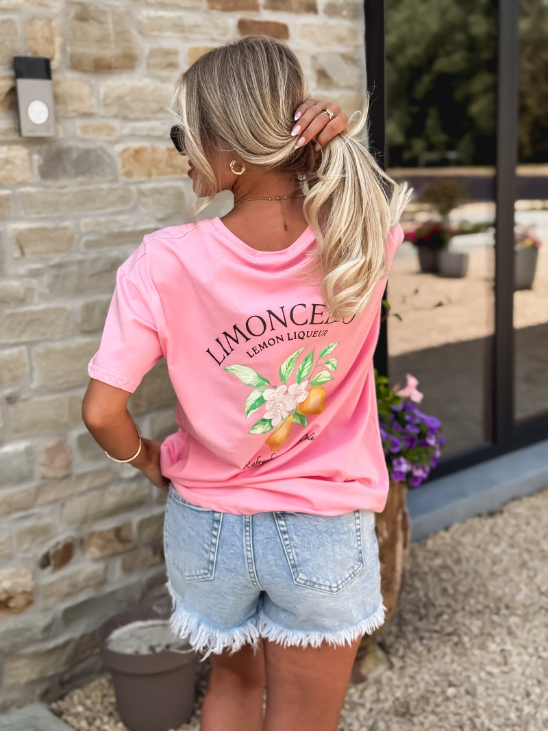 T-shirt Tropéa - Rose