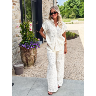 Pantalon Orianne - Crème