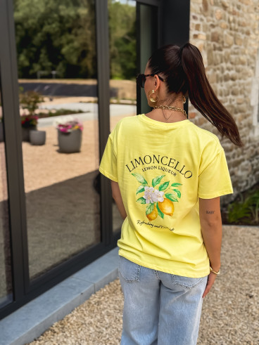 T-shirt Tropéa - Jaune
