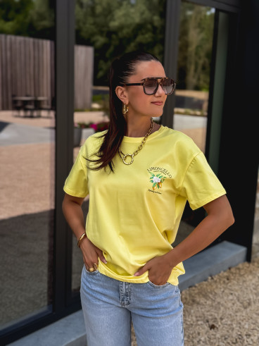 T-shirt Tropéa - Jaune