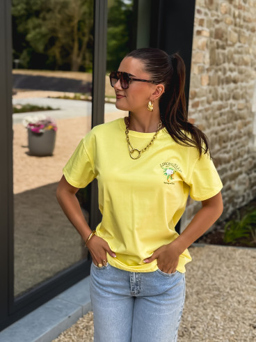 T-shirt Tropéa - Jaune