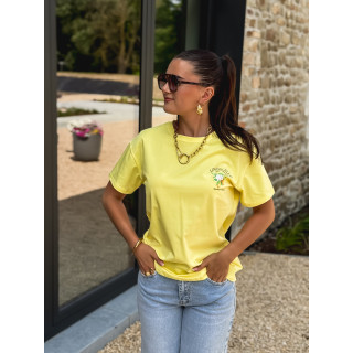 T-shirt Tropéa - Jaune