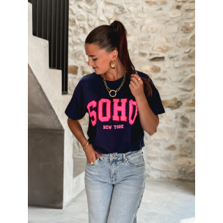 T-shirt Soho - Bleu marine
