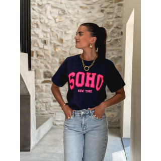 T-shirt Soho - Bleu marine