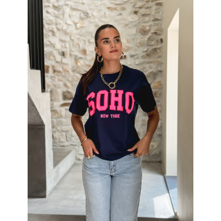 T-shirt Soho - Bleu marine