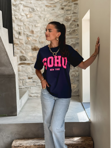 T-shirt Soho - Bleu marine
