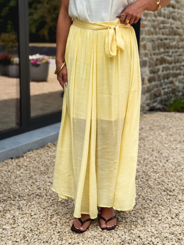 Jupe longue Lilianna - Jaune