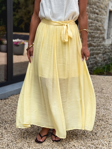 Jupe longue Lilianna - Jaune
