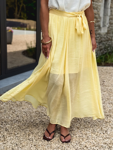 Jupe longue Lilianna - Jaune