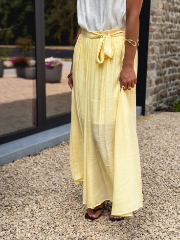 Jupe longue Lilianna - Jaune