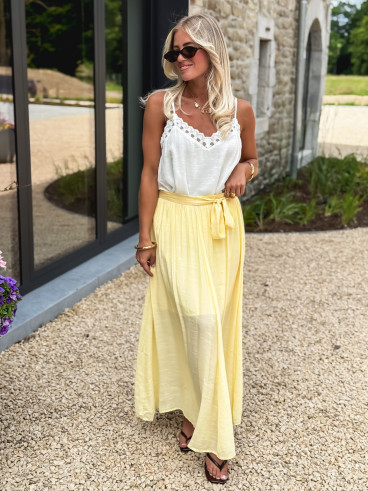 Jupe longue Lilianna - Jaune
