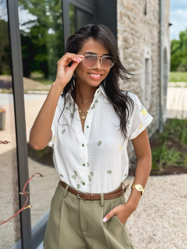 Chemise Armande  - Blanc