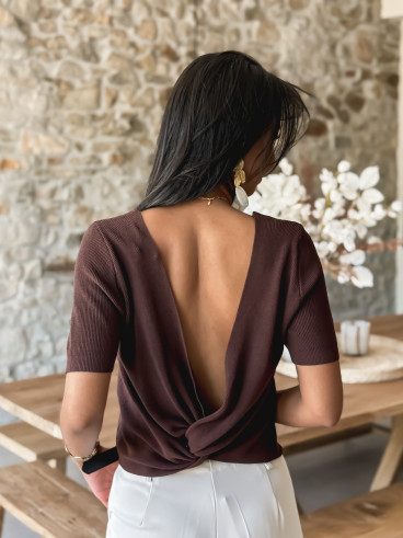 Blouse Panomé - Marron