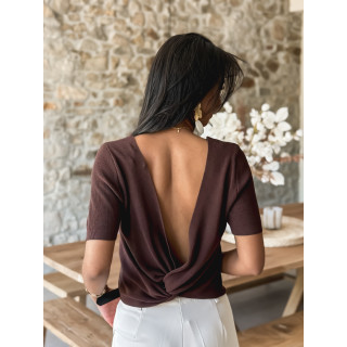 Blouse Panomé - Marron