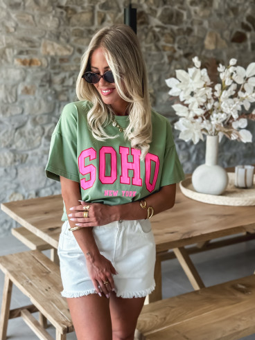 T-shirt Soho - Kaki