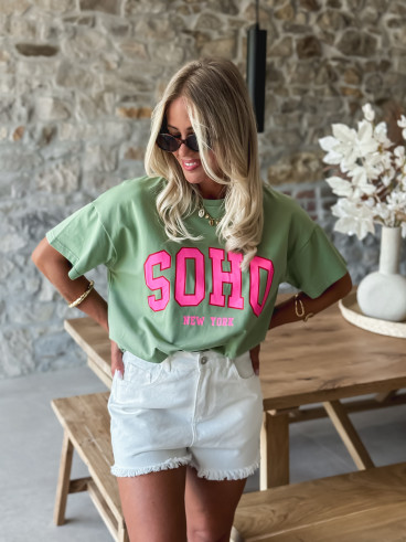 T-shirt Soho - Kaki