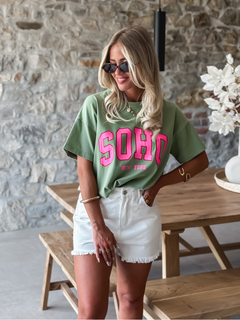 T-shirt Soho - Kaki