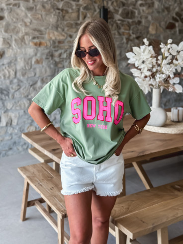 T-shirt Soho - Kaki