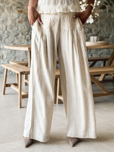 Pantalon Alejandra - Beige