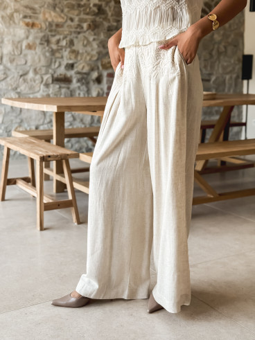 Pantalon Alejandra - Beige