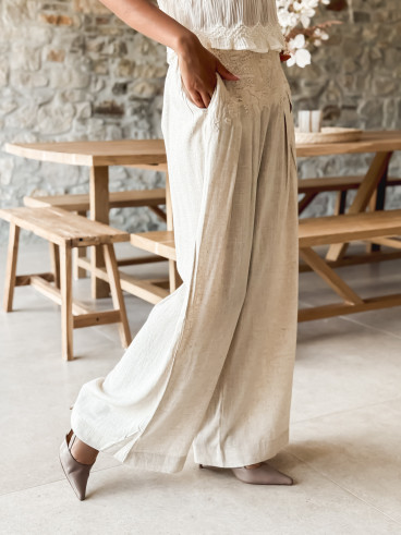 Pantalon Alejandra - Beige