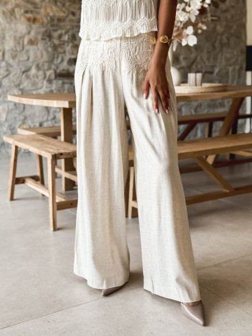 Pantalon Alejandra - Beige