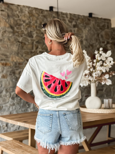 T-shirt Tutti - Blanc