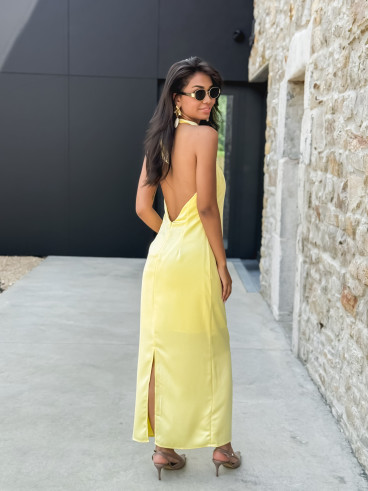 Robe longue Salema - Jaune
