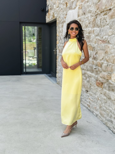 Robe longue Salema - Jaune