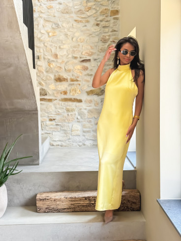 Robe longue Salema - Jaune