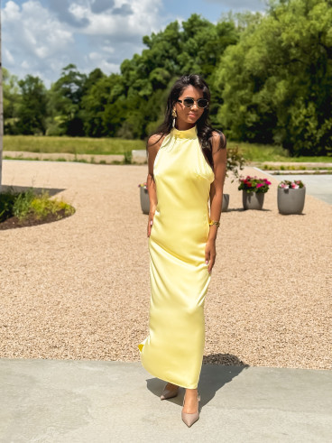 Robe longue Salema - Jaune