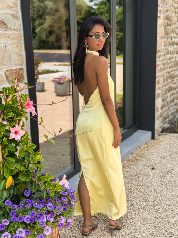 Robe longue Salema - Jaune