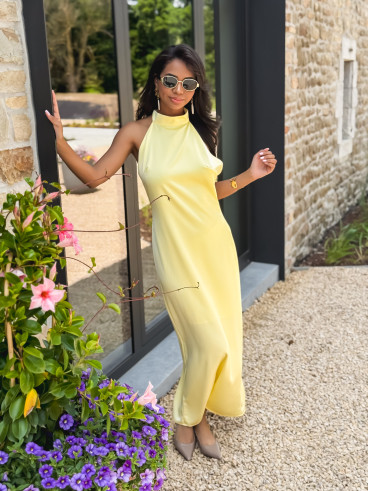Robe longue Salema - Jaune