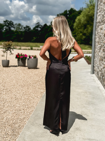 Robe longue Salema - Noir