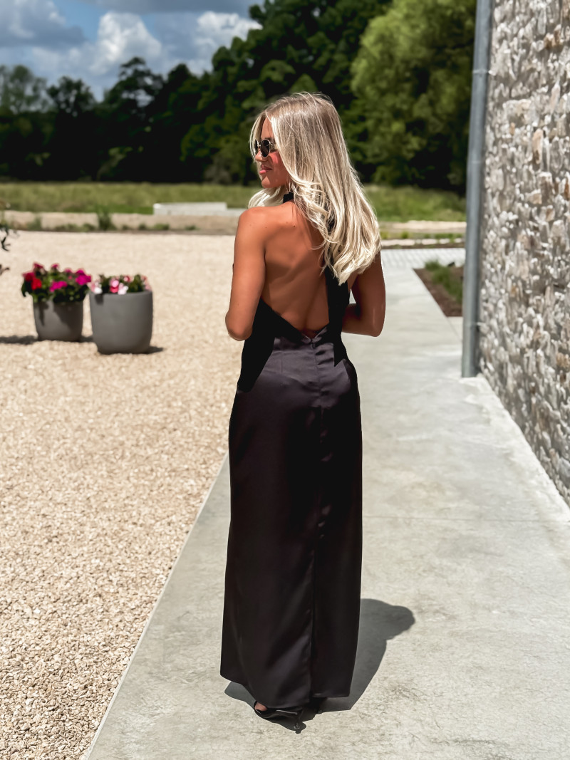 Robe longue Salema - Noir