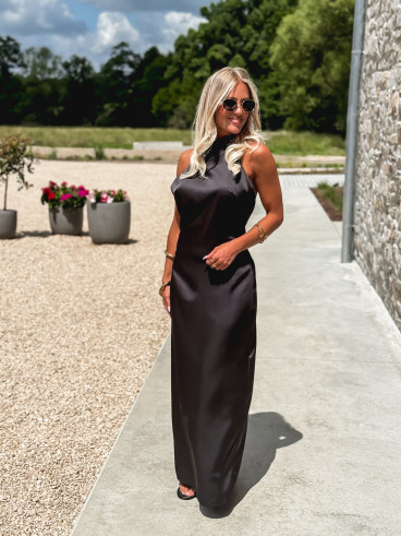 Robe longue Salema - Noir