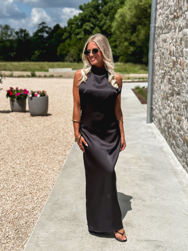 Robe longue Salema - Noir