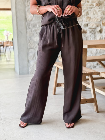 Chemise Elaina - Marron